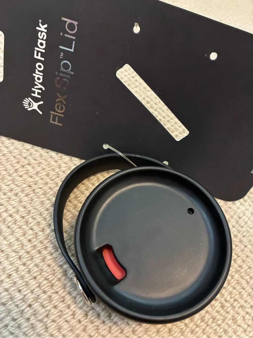 Hydro Flask Black Flex Sip Lid Wide NWT